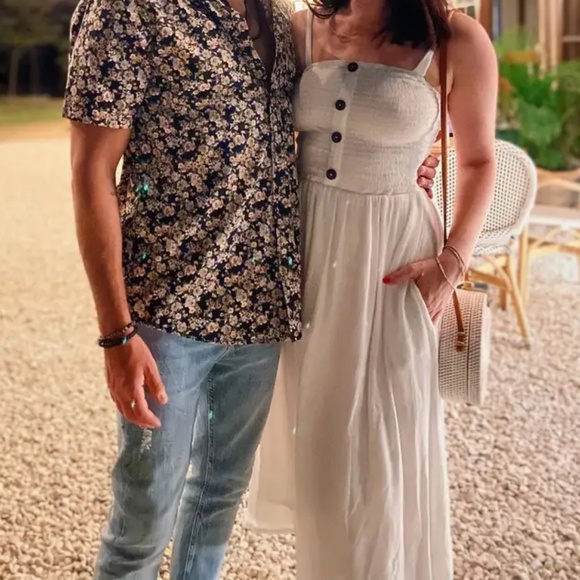 Louna Three Button Midi Dress Size M - Picture 7 of 13